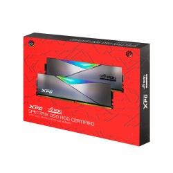 RAM Desktop ADATA XPG D50 ROG-CERTIFIED DDR4 16GB (2x8G) 3600 DARK SILVER RGB